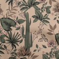 thumbnail image 1 of oneOone Georgette Viscose Light Brown Fabric Tropical Sewing Material Print Fabric By The Yard 42 Inch Wide, 1 of 4