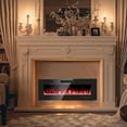 thumbnail image 5 of Wall&nbsp;Mounted&nbsp;or Recessed Electric&nbsp;Fireplace&nbsp;with&nbsp;Remote&nbsp;Control and&nbsp;Timer, Thickness 3.8 inch , Top Air Outlet, 5 of 9