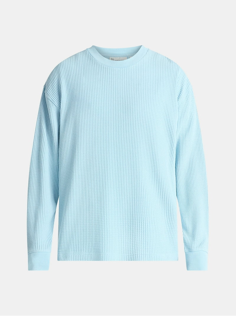 No Boundaries Thermal Tee with Long Sleeves, Men's & Big Men's