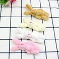 thumbnail image 3 of 6cm Realistic Dollhouse Plush for Doll Soft Stuffed Rabbits Bunny Toys Miniature Decoration for Doll Mini Joint Rabbit Pendant, 3 of 11