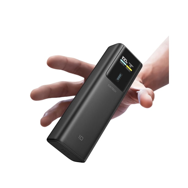 Power Bank CUKTECH 100W 10000mAh con Pantalla TFT USB-C