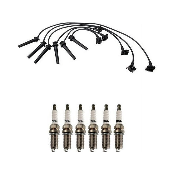 Spark Plug Wire Set with Spark Plugs - Compatible with 1996 - 2000 Mercury Sable 3.0L V6 1997 1998 1999