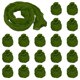 thumbnail image 1 of Uxcell 65cm/26" Medias de Tela de Flor de Nylon para Manualidades DIY, Verde Ejército, Paquete de 20, 1 of 7