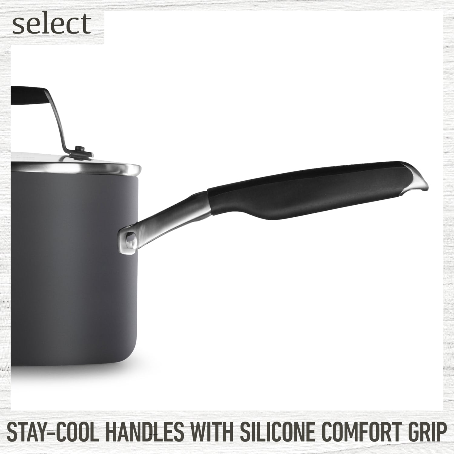 Select by Calphalon Hard-Anodized Nonstick 12-Inch Fry Pan