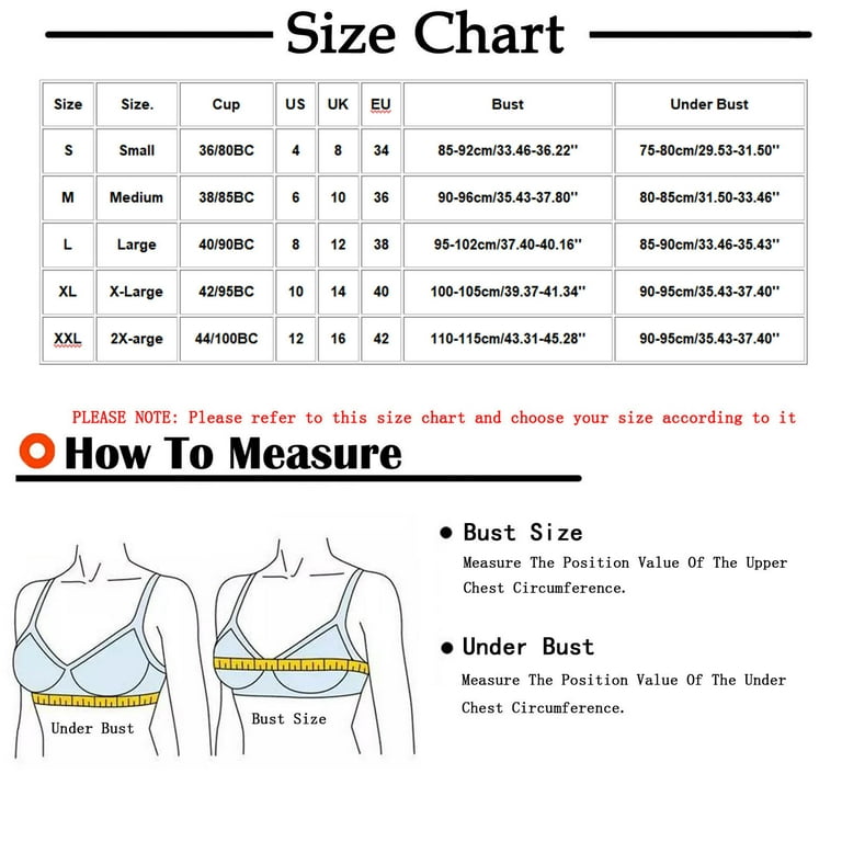 uublik 4PC Womens Bras Push Up Wirefree Comfortable Under Outfit Bra Black  