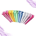 thumbnail image 3 of 50 Pcs Barrettes Colorées en Forme de Bec de Canard, Mode Aluminium, Positionnement Crocodile pour Femmes Coiffeuse, 3 of 8
