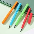 Pencil Sharpener with Eraser on The Top Thin Pen Pens Colorful No Pen