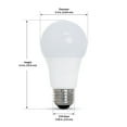 thumbnail image 5 of Feit Electric 8.8 Watt (60W Replace) 800 Lumen A19 Dimmable LED -Bright White 3K E-26 Med Base 4-Pk, 5 of 8