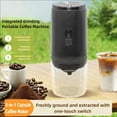 thumbnail image 4 of Cafetera Portátil Inalámbrica, Molinillo de Café Eléctrico Recargable por USB para Coche y Camping., 4 of 5