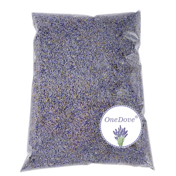 Capullos de lavanda OneDove de flores secas, 1,8 kg, 100% naturales