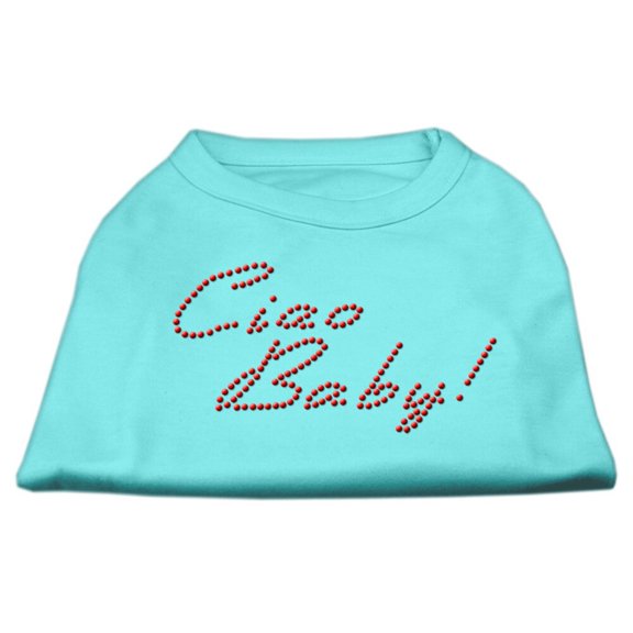 Ciao Baby Rhinestone Shirts Aqua XS (8)