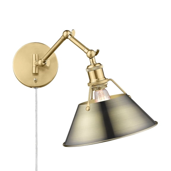 Golden Lighting - Orwell - 1 Light Articulating Wall Sconce in Transitional
