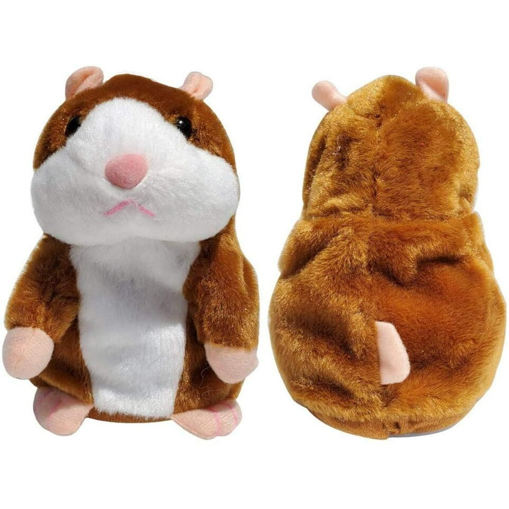 Cribun Talking Hamster Plush Toy Repeats What You Say Interactive Toys