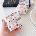 thumbnail image 5 of Funda TOUBN para Airpods, diseño de animales de vaca y dumplings, funda de silicona suave a prueba de golpes para Airpods 1 y 2, elegante para niños y niñas., 5 of 5