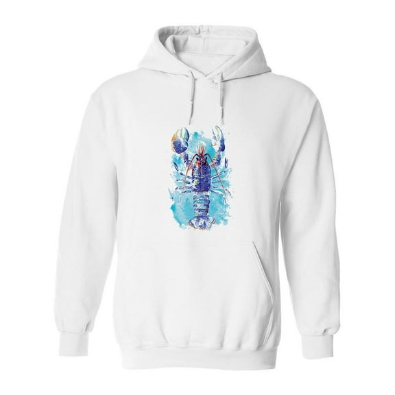 Lobster In Water Hoodie Men -SPIdeals Designs, Male XX-Large