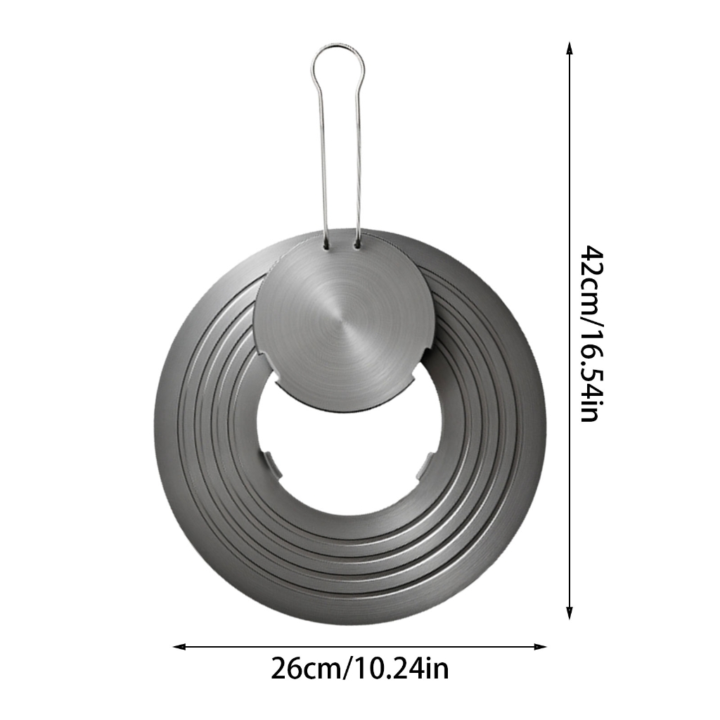 Geemin NonStick Aluminum Heat Diffuser Plate for Gas Stove Simmering and Slow Cooking