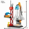 thumbnail image 1 of Space Rocket Launch Center Building Blocks Set, Aerospace Space Station and Spacecraft Model, DIY Aviation City STEM Bricks Toy, Creative Educational Gift for Kids, 1 of 7