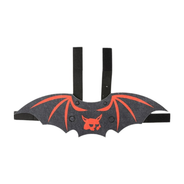 Alas de murciélago para gatos, alas de murciélago para mascotas, trajes para perros, accesorios ajustables, disfraz de murciélago para Halloween, , Sin Campana, S