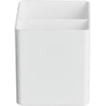 thumbnail image 2 of Queilt White Plastic Organizer Pencil Holder, 2 of 3