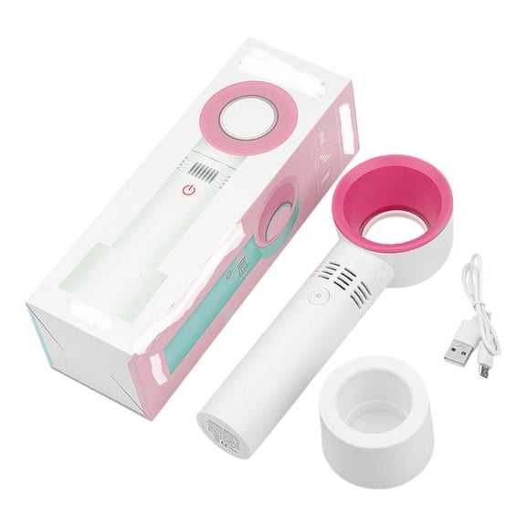 USB Rechargeable Handheld Desktop Fan Cordless Personal Blower For Drying Eyelash Extensions Fast Airflow Quiet Operation
