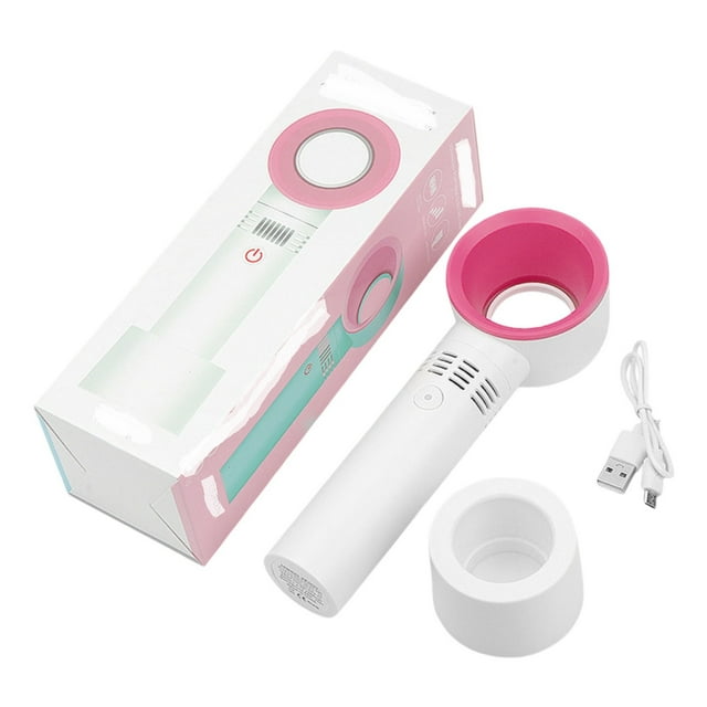 USB Rechargeable Handheld and Desktop Personal Fan Cordless Blower for Fast Drying with Quiet Operation