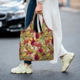 thumbnail image 5 of Wukai Bright Mushrooms Sturdy and Stylish Reusable Canvas Tote Bag: Eco-Friendly, Heavy-Duty Grocery Shopping Bag with Reinforced Handles, 5 of 7