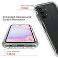 thumbnail image 3 of Dteck Case for Samsung Galaxy A13 5G,Shockproof Rubber Case Hyrid Hard PC Transparent Back Phone Cover,Black, 3 of 5