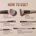 thumbnail image 3 of Swiss Beauty Professional Face & Eye Brush Set Sb-F01 (6 Pcs), 3 of 4