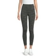 thumbnail image 3 of Time And Tru Women's High Rise Ankle Knit Leggings, 27" Inseam, Available in 2-Pack, 3 of 5