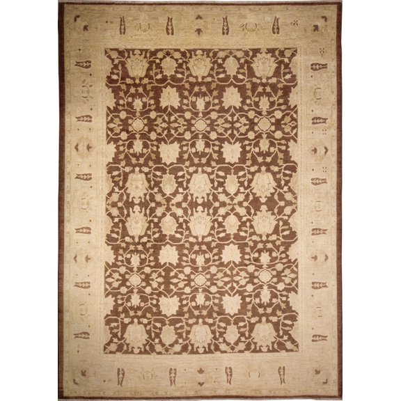 Sun-Faded Ines Chocolate/Beige Rug, 10'0" x 13'11"