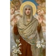 thumbnail image 2 of William Bouguereau 13x18 Gold Ornate Wood Frame and Double Matted Museum Art Print Titled - Pray for Us (1903), 2 of 4