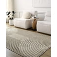 thumbnail image 4 of Hauteloom Deron Living Room, Bedroom Machine Washable Area Rug - Contemporary - Beige, Light Brown - 5' x 7'2", 4 of 6