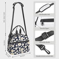 thumbnail image 2 of Fotbe Daisy Floral Bolsa de Almuerzo con Estampado, Lonchera Aislada, Contenedores de Comida Reutilizables Tipo Cooler a Prueba de Fugas, 2 of 7