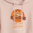 thumbnail image 3 of The Big Lebowski - Southern California Bowling League - Juniors Cropped Pullover Hoodie, 3 of 5