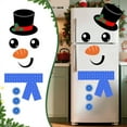 thumbnail image 2 of JoyMoreHome Christmas Snowman Pattern Stickers Decor, Self-Adhesive Stickers, for Window, Door, Fridge, 2 of 9