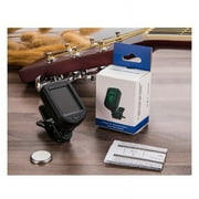 PULMCheerger Professional Clip-On Guitar Tuner for Acoustic/Electric Guitar, Ukulele, Violin, Bass,& Chromatic Tuning Modes (2 Pack)