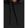 thumbnail image 4 of MAWCLOS Mens Hooded Tops Drawstring Sweatshirt Sleeveless Hoodies Regular Fit Gym Solid Color Pullover Top Black 2XL, 4 of 6