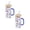 B 2Pack, variant on 2Pcs Heat Glass Cup with Straw 400Ml Suitable for Cold Drinks Juice Milk Including Lid Glass Texture Suitable for Various Beverages Home Decor Happy 2026!