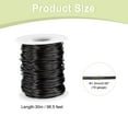 thumbnail image 2 of Uxcell 16 Gauge Aluminum Craft Wire 1.5mm 98.5ft Flexible Bendable Anodized Metal Jewelry Sculpting Wire for Jewelry Making Modelling Craft DIY, Black, 2 of 7