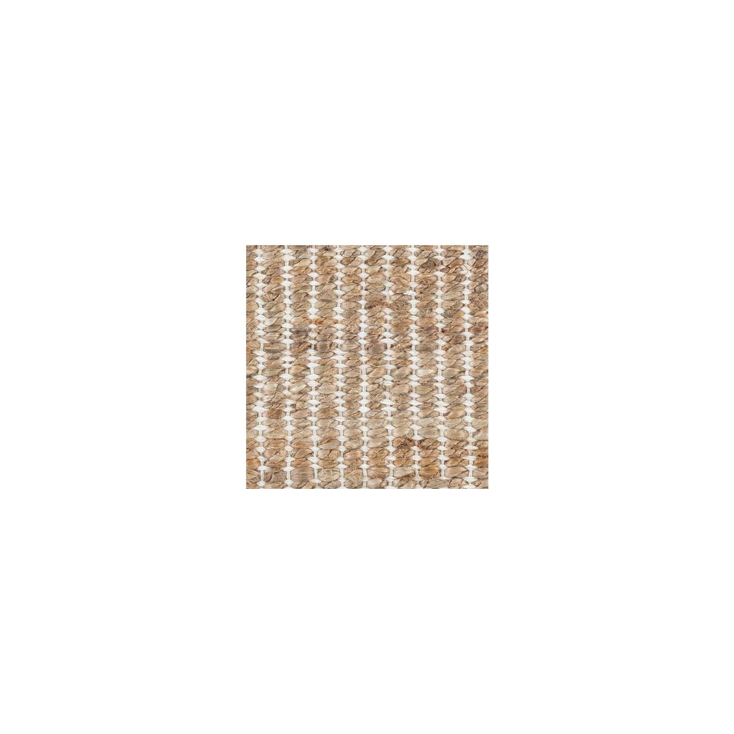 Dash & Albert Gridwork Handwoven Jute Rug, 8' x 10', Ivory