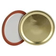 thumbnail image 4 of 24PCS Round Split Type Lids Canning Jar Sealing Storage Covers for Regular Wide Mouth Jar(Gold 86mm), 4 of 6