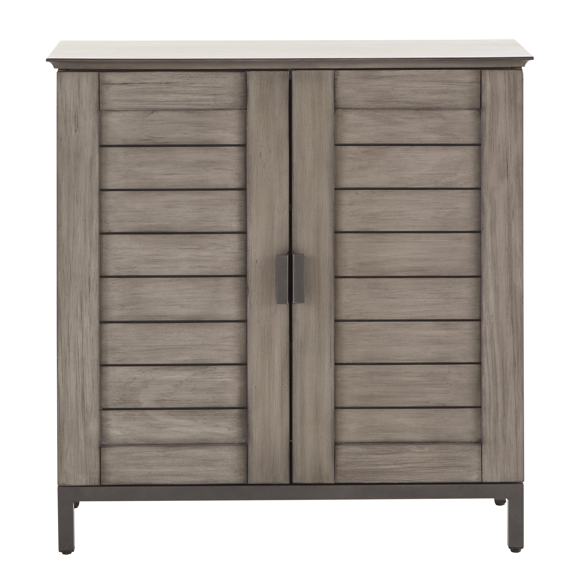 Weston Home Arron Shoe Storage Cabinet, Grey