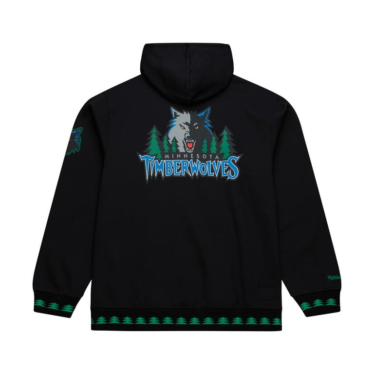 Men's Mitchell & Ness Black Minnesota Timberwolves Hardwood