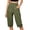 Army Green, variant on Luvrsol Capris for Women with Pockets Outdoor Cargo Capri Stretch Quick Dry Casual Walking Hiking Trousers S-3XL