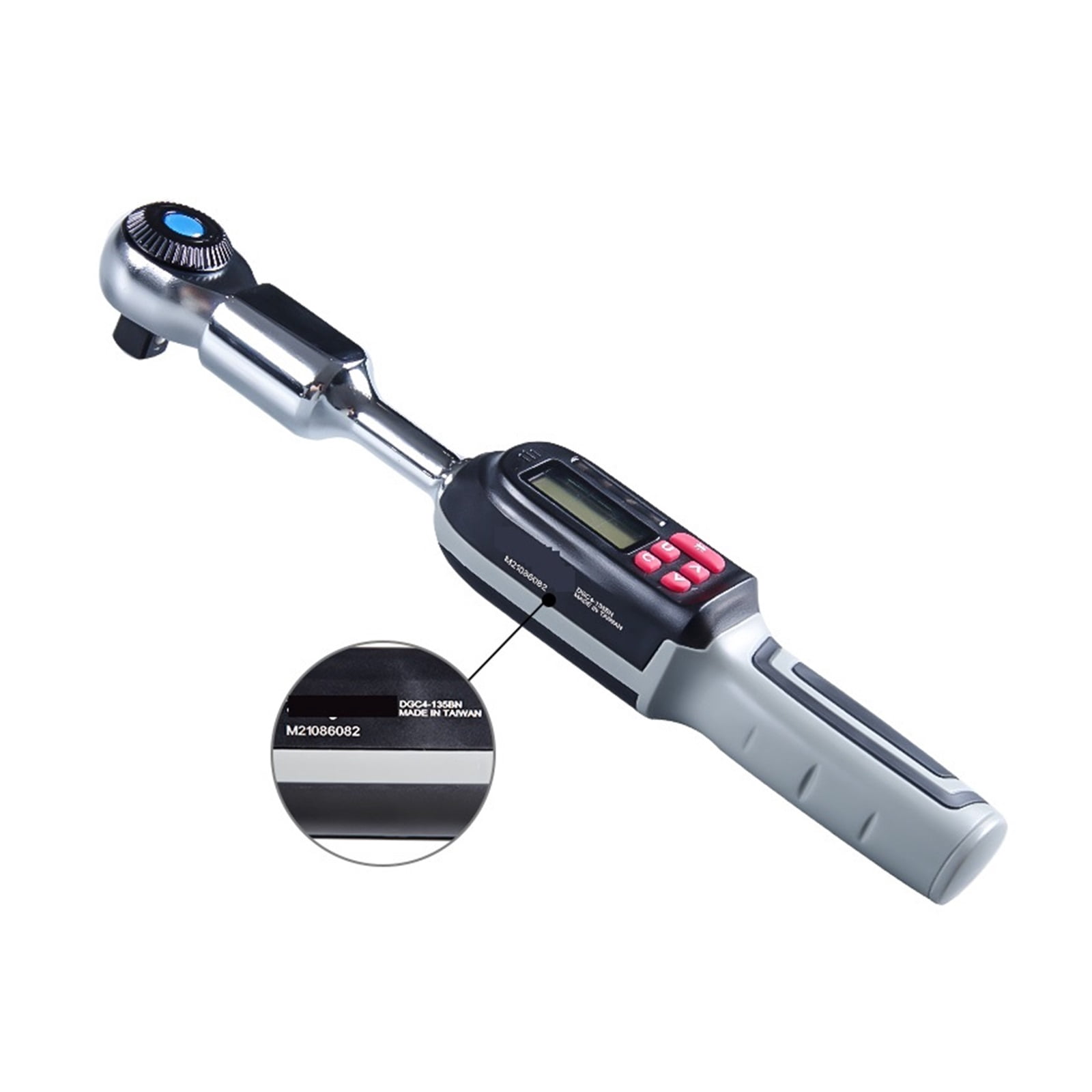 Digital Torque Wrench Interchangeable Head 1/4 3/8 1/2 Inch 0.3-135Nm, Accuracy ±2%, Preset Ratchet, Bike Car Repair Tool ,Multifunctional