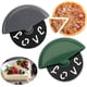 thumbnail image 1 of 2Pcs Round Pizza Cutter, Cutout Love Design Stainless Steel Wheel Slicer, Multi Function Pizza Cutter, 1 of 5