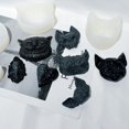 thumbnail image 4 of Molde de silicona de Halloween DIY artesanías proyectos reutilizable jabón vela yeso, G,11 Feliz Sencillez, 4 of 5