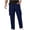 Dark Blue, variant on Cargo Pants for Women Work Pants Fashion Solid Color Multi Pocket Workwear Protection Casual Straight Leg Pants