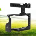 thumbnail image 4 of Camera Cage Camera Cage With Handle Mirrorless Camera Cage C17 Aluminium Alloy Cage Kit With Handle For  A6600/Alpha 6600/ILCE‑6600 Mirrorless Camera, 4 of 8