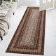 thumbnail image 1 of Garvee Alfombra Pasillera de 2'x6' con Estampado Trenzado, Lavable a Máquina, Antideslizante, Alfombras Pasilleras para Recámara, Cocina, Pasillo, Cuarto de Lavado, Marrón, 1 of 7